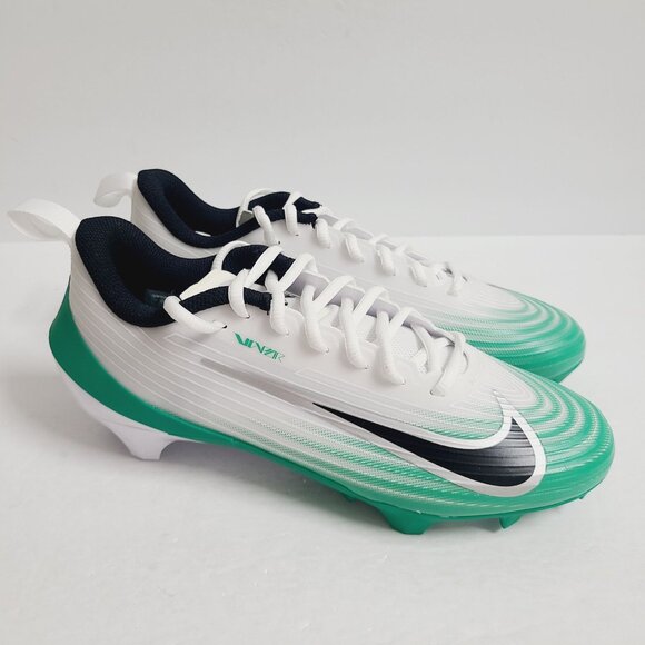 NEW Nike Vapor Speed 3 Football Cleats HM8849-100 Size 9.5 White Green main image 7